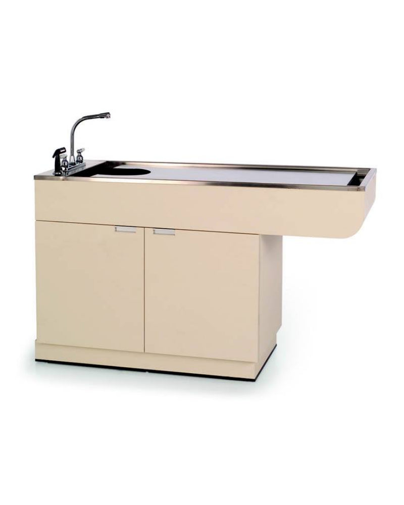 Petlift Veterinary 60in Wet Table Cabinet with Knee Space