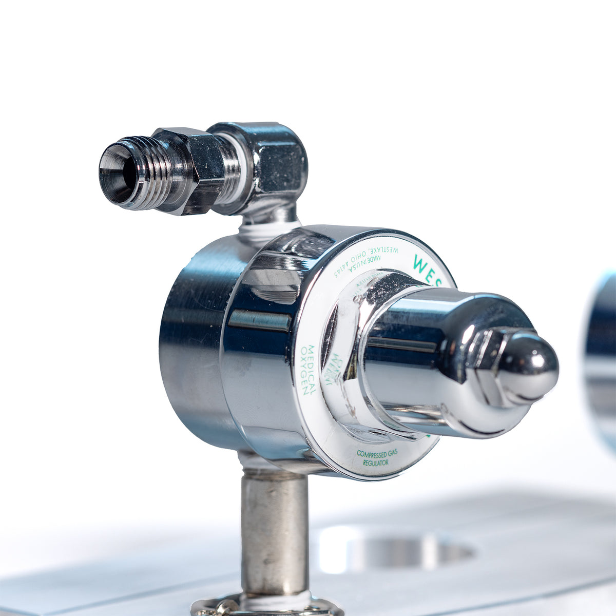 Single E-Tank Holder for Veterinary Anesthesia