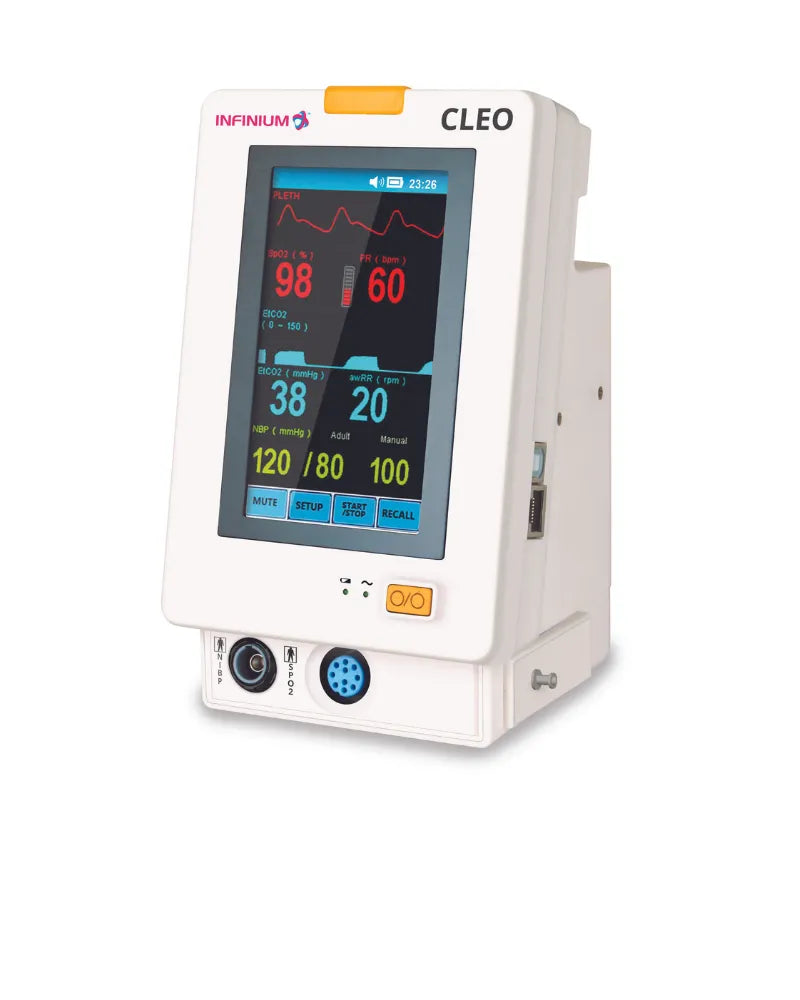 Cleo Compact EtCO2 Monitor with Vitals