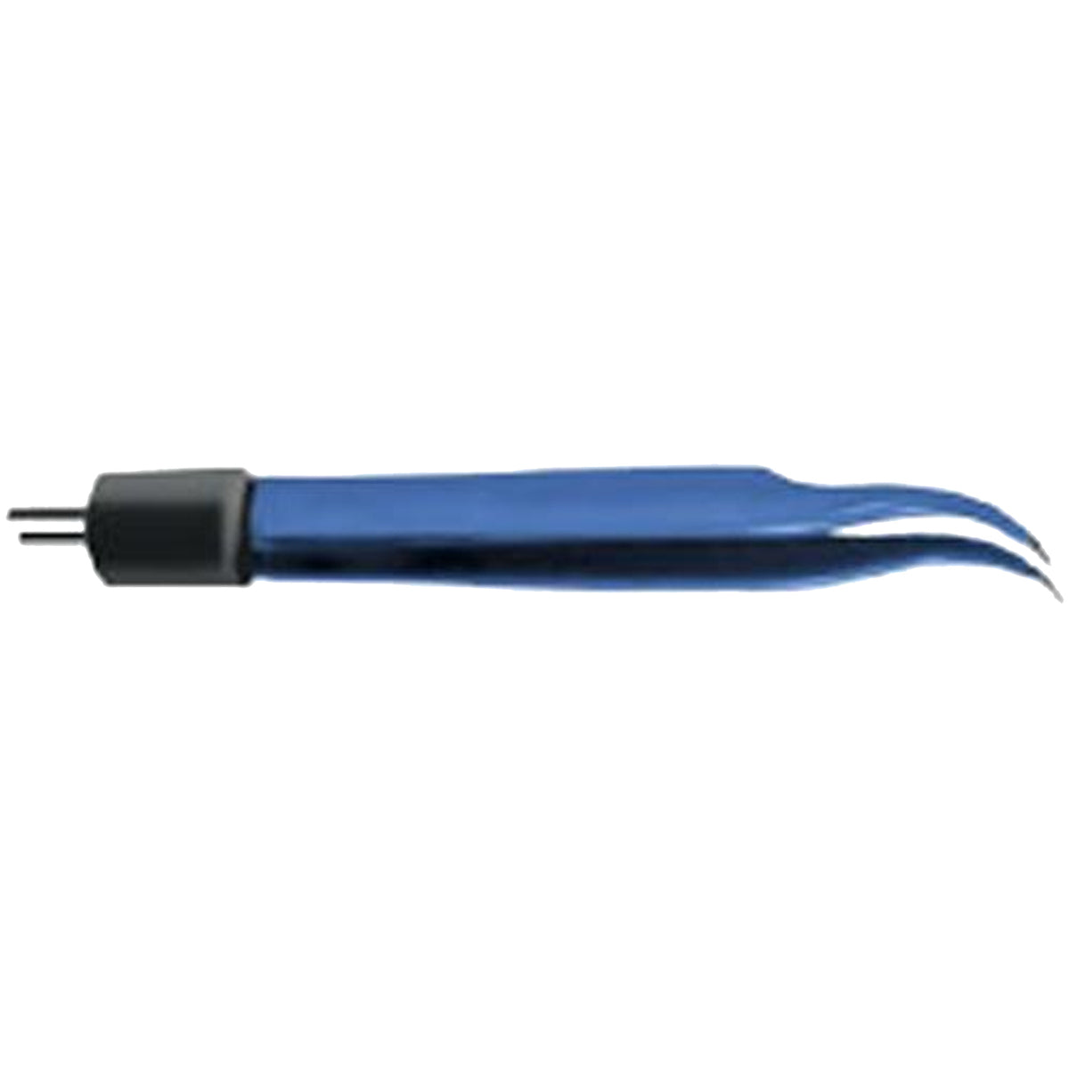 Reusable Bipolar Forceps - 4.5" Smooth Curved Micro (.5mm)
