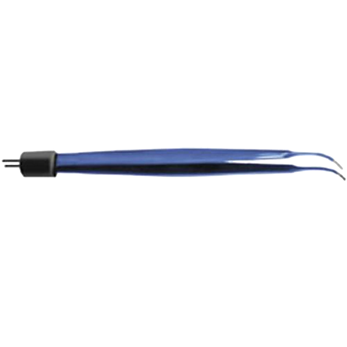 Reusable Bipolar Forceps - 7" Smooth Curved Fine (1.0mm)