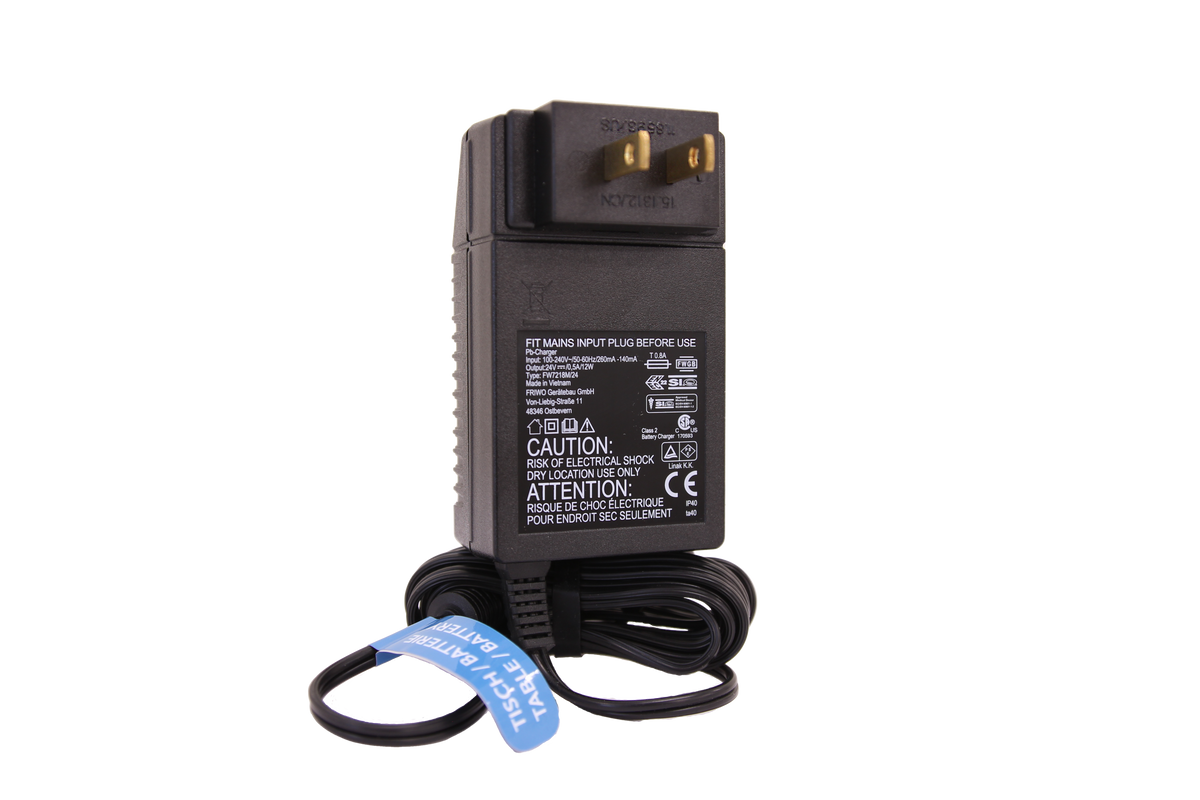 Charger for Pannomed Battery — rear view