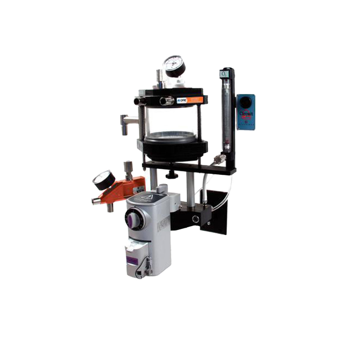 Premier XP veterinary anesthesia machine with wall mount