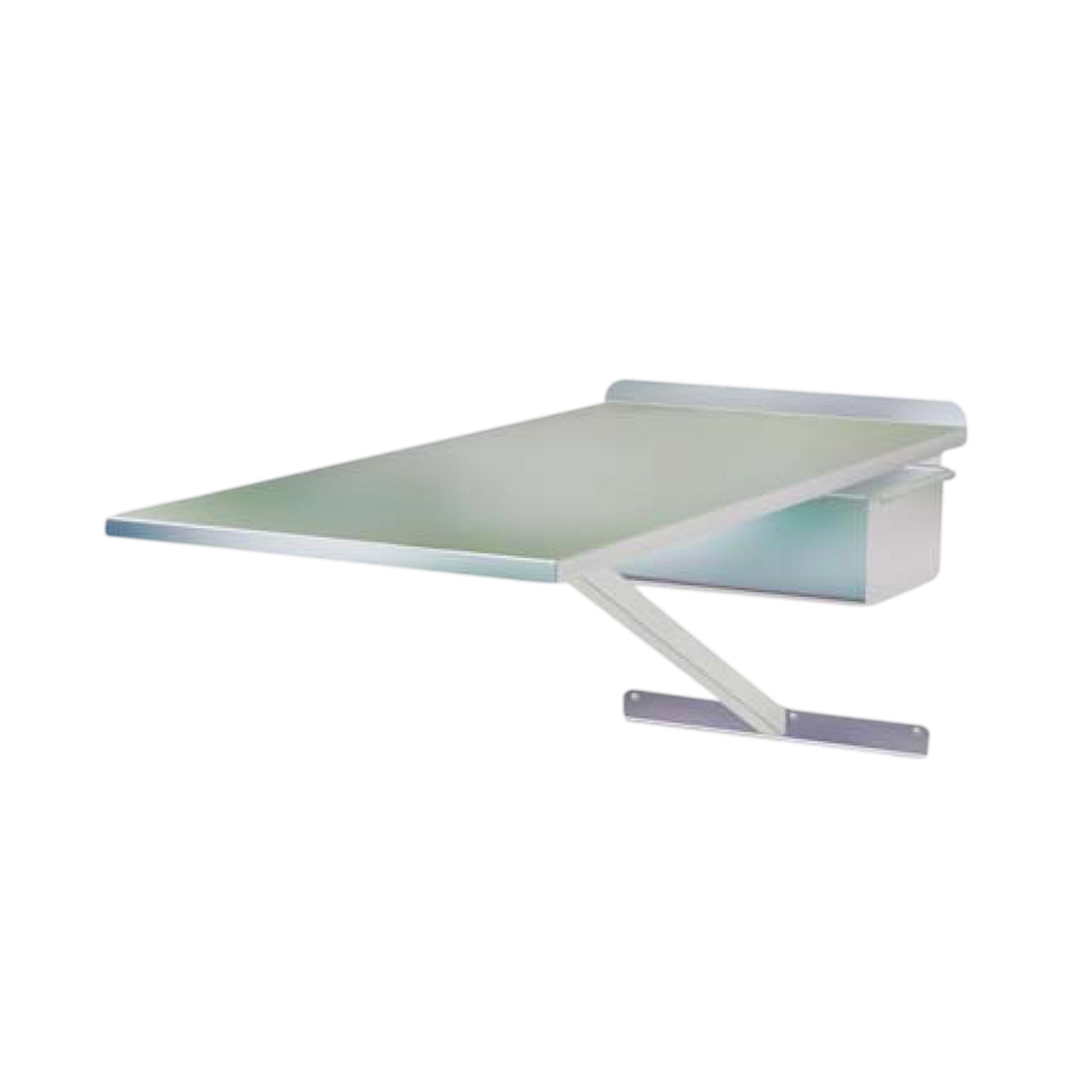 Classic Wall-Mounted Veterinary Exam Table with Drawer