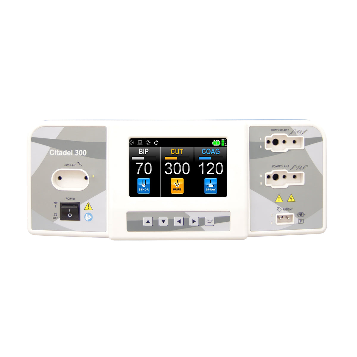Citadel 300 Touchscreen Veterinary Electrosurgical Generator — front view