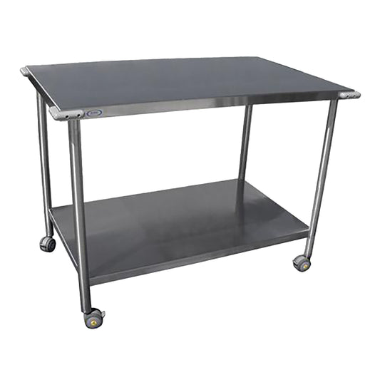 48-inch MRI-compatible stainless steel gurney
