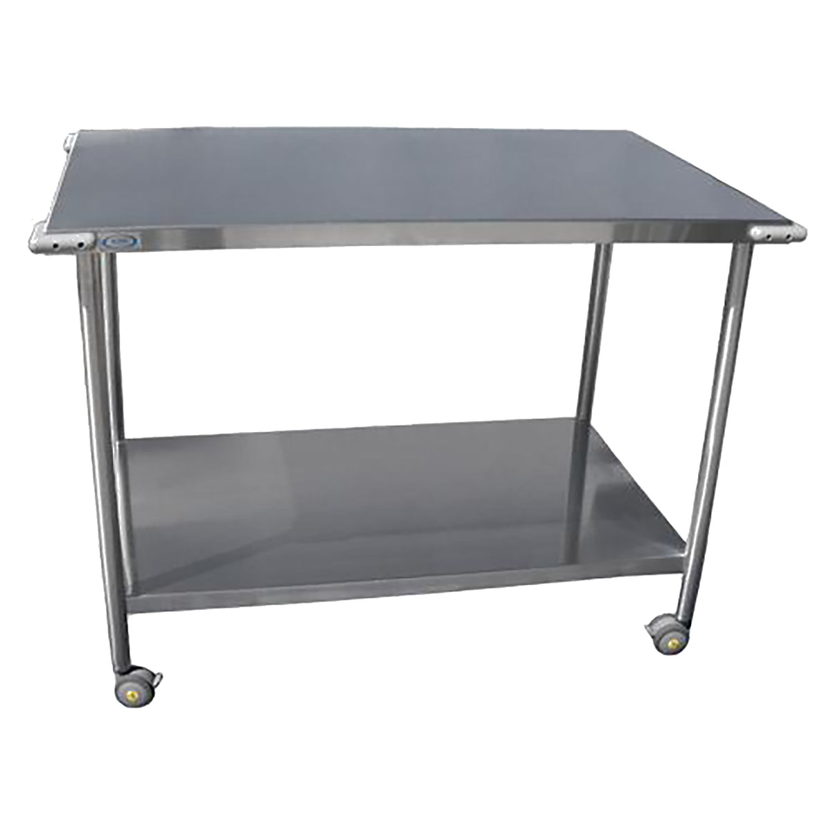 48-inch MRI-compatible stainless steel gurney