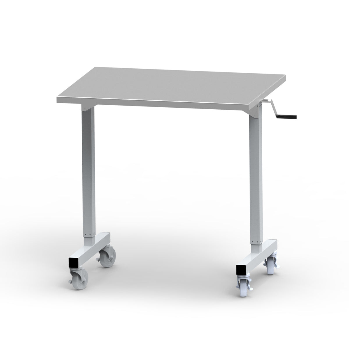 Stainless steel over instrument table