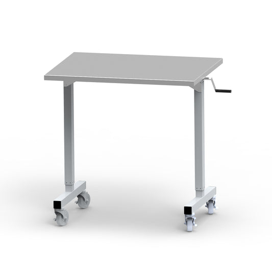 Stainless steel over instrument table