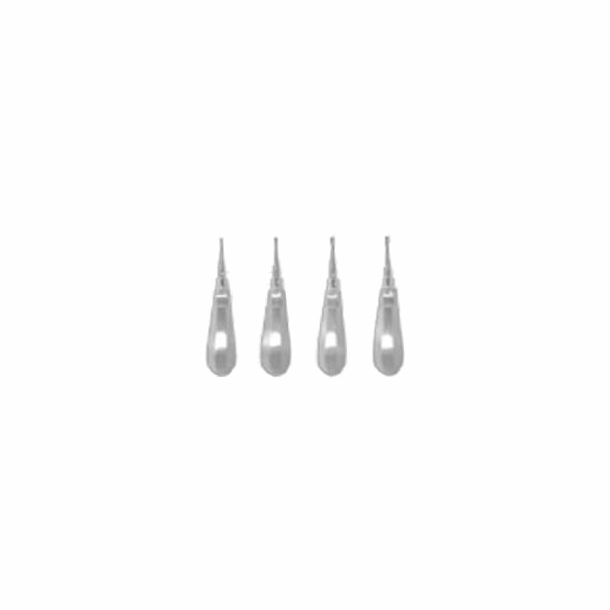 Veterinary Dental Winged Elevator Set — 4 Pieces — Stainless Steel; representative set image