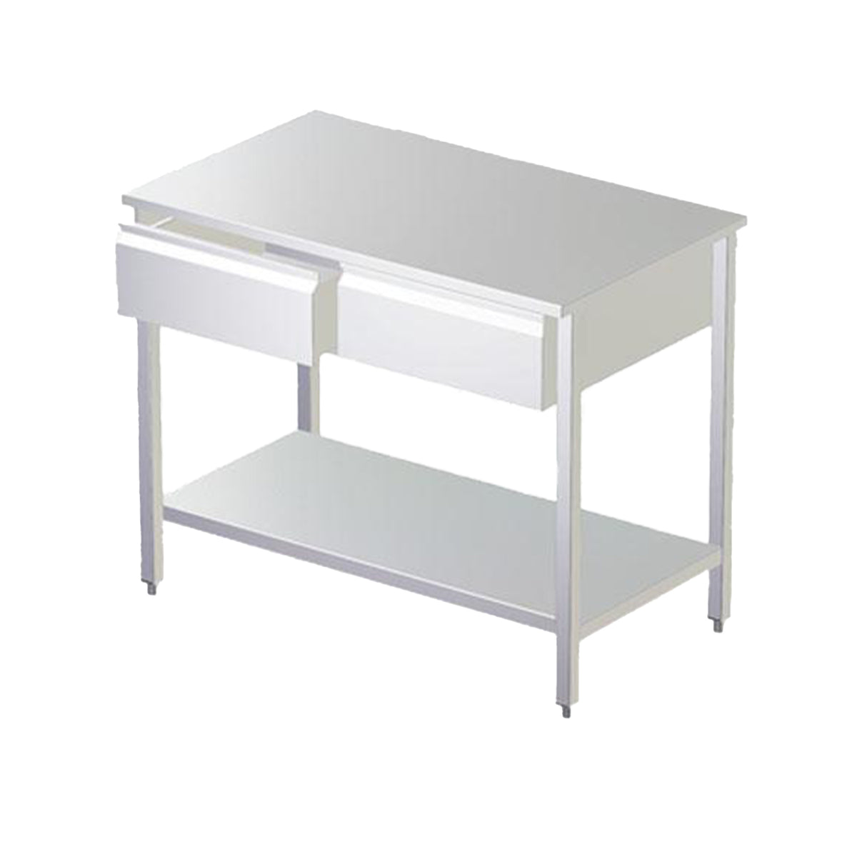 60" Stainless Steel Prep & Exam Table with Drawers
