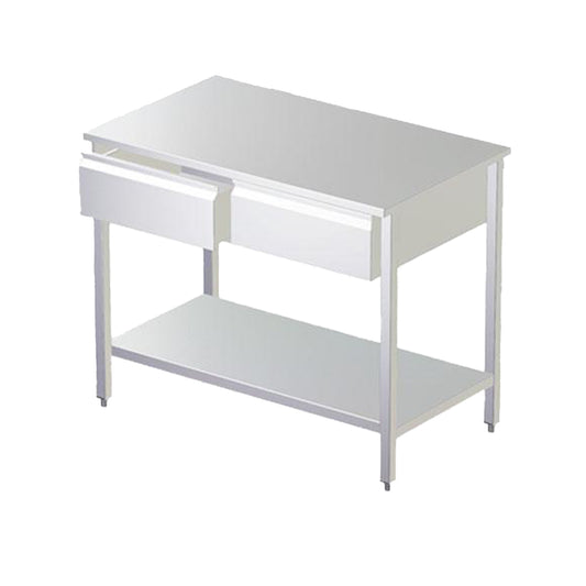 60" Stainless Steel Prep & Exam Table with Drawers